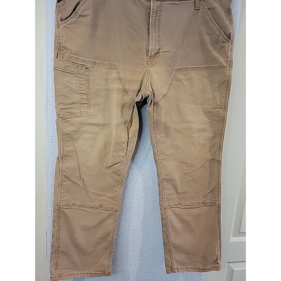 Ariat Rebar M4 Relaxed Straight Made Tough Work Pants Khaki Men’s Size 44x30 - Picture 3 of 8